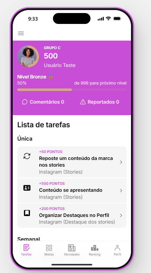 App Socialis para colaboradores